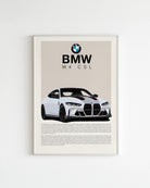 Handla Kanva "BMW M4 CSL" Poster online | Smidigt och enkelt på nätet - Merchsweden |