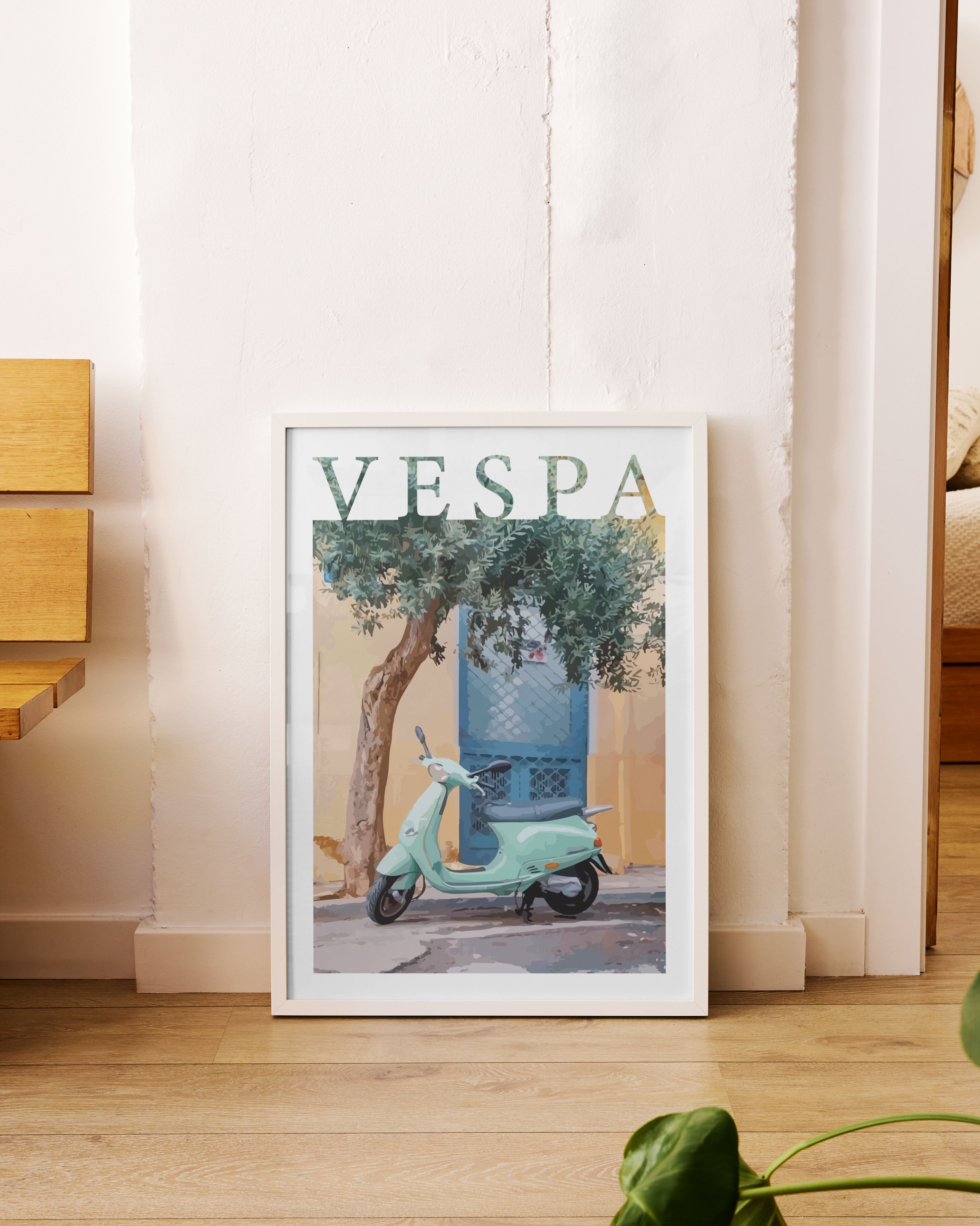 Handla Kanva "Piaggio Vespa" No.4" Poster online | Smidigt och enkelt på nätet - Merchsweden |