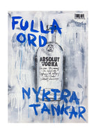 Handla Adrian Florén "Fulla ord, Nyktra tankar" Poster online | Smidigt och enkelt på nätet - Merchsweden |