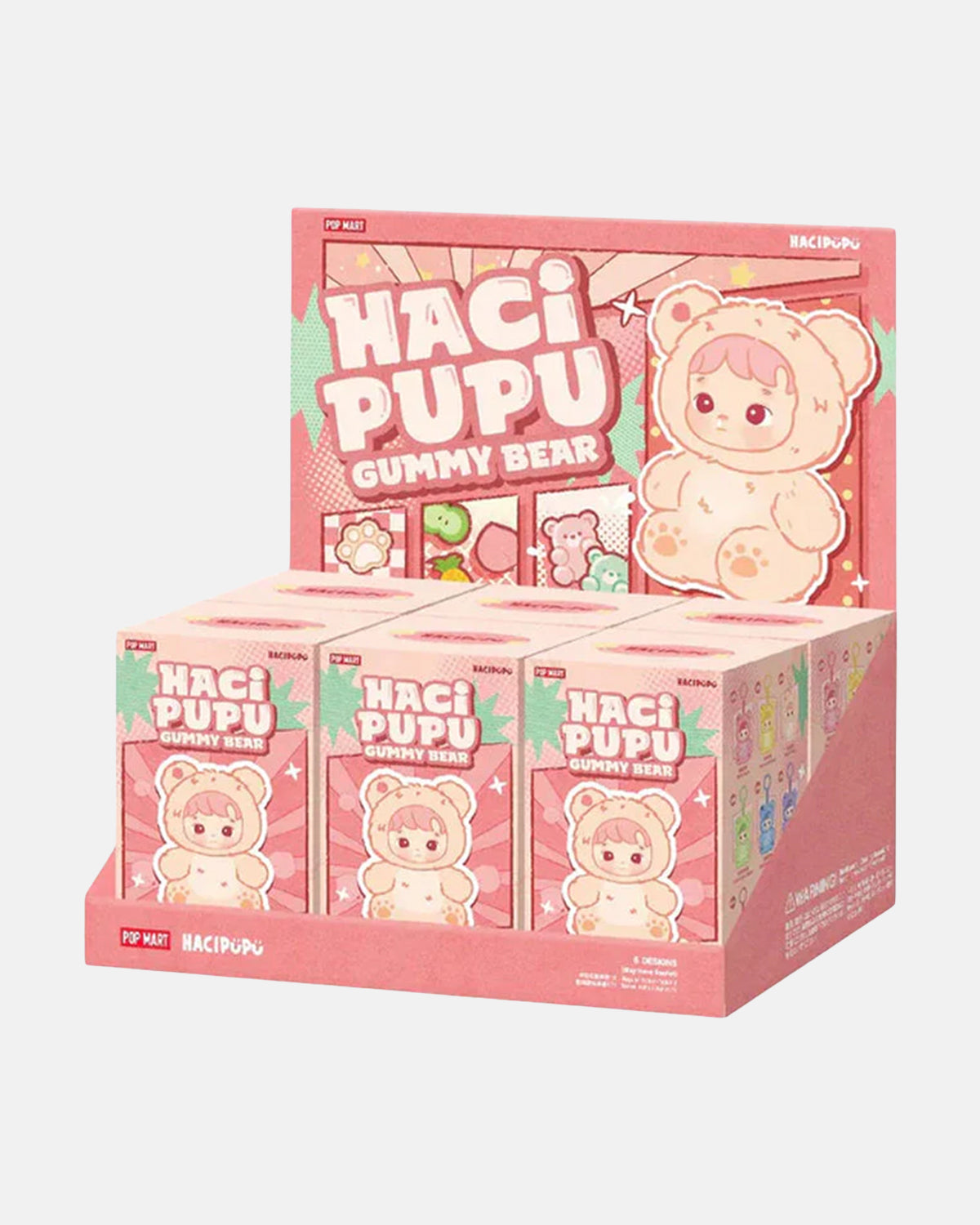 Labubu Hacipupu Gummy Bear 6-pack