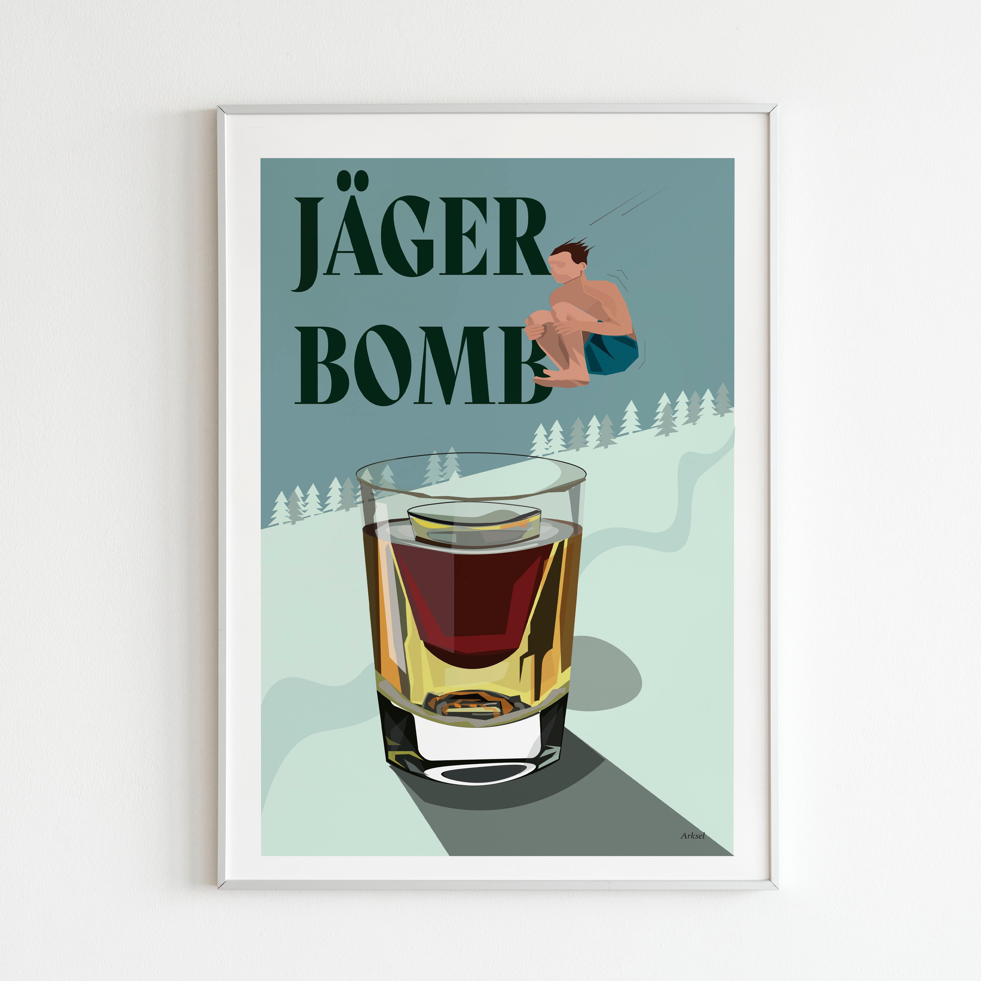 Handla Arksel Jägerbomb Poster online | Smidigt och enkelt på nätet - Merchsweden |