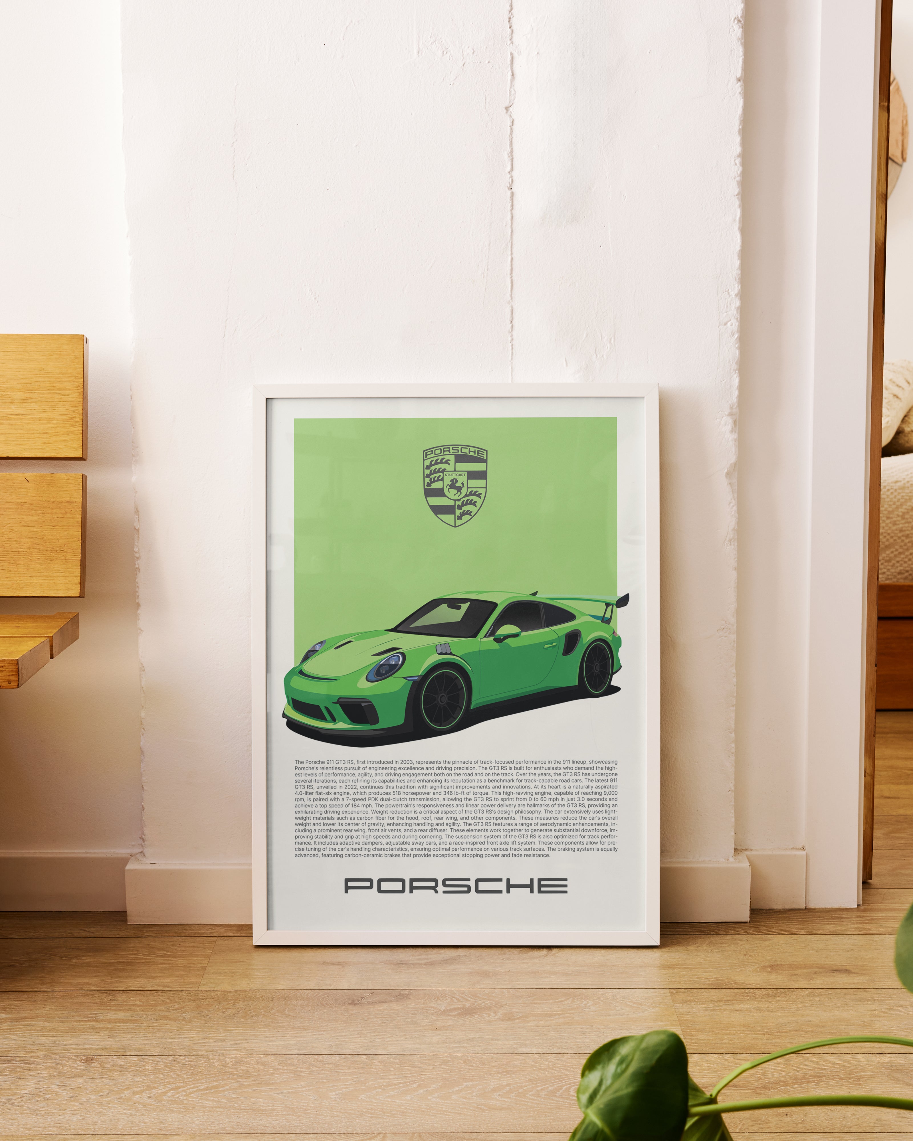 Handla Kanva "Porsche 911 GT3 RS" Poster online | Smidigt och enkelt på nätet - Merchsweden |