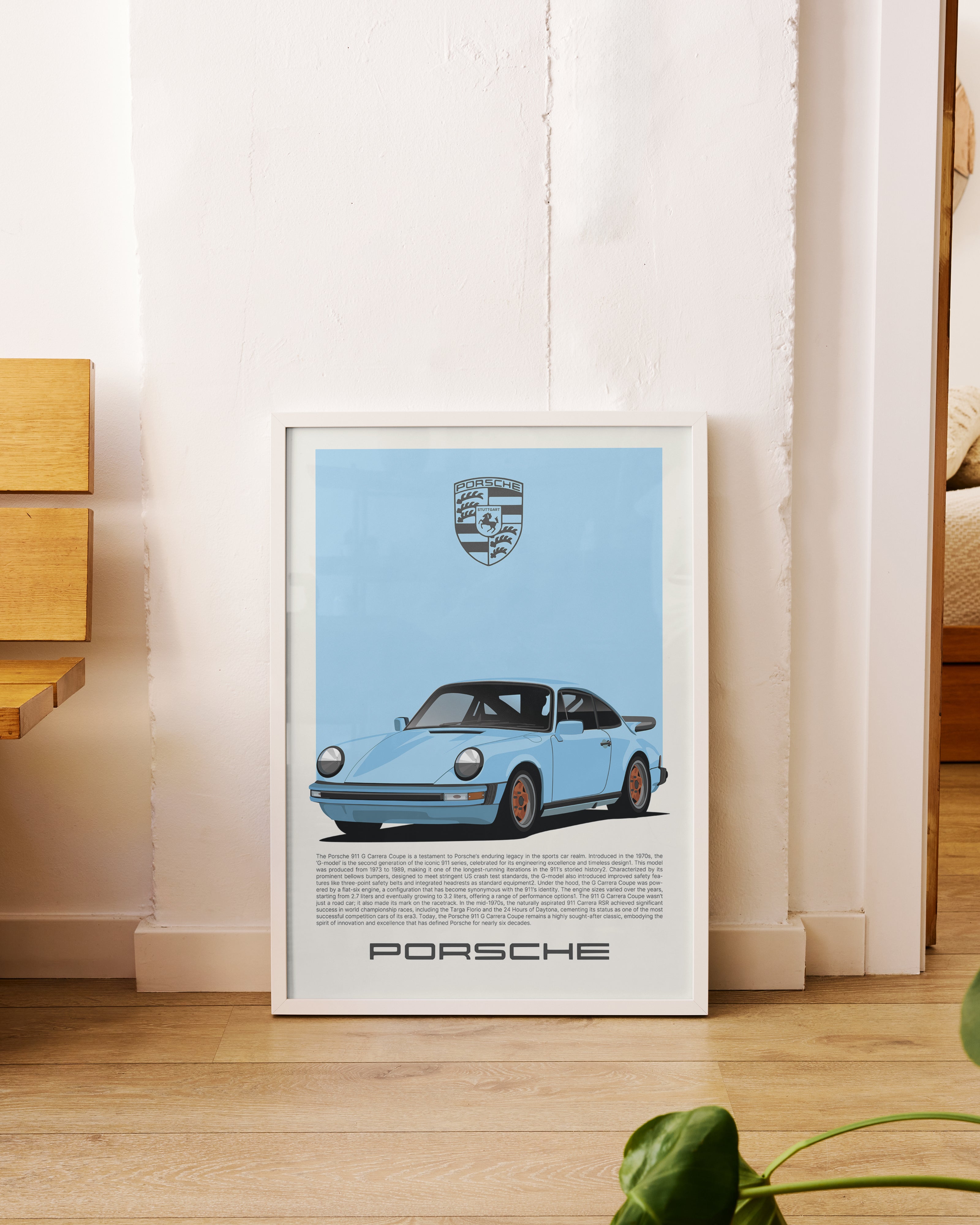 Handla Kanva "Porsche G Carrera Coupe" Poster online | Smidigt och enkelt på nätet - Merchsweden |