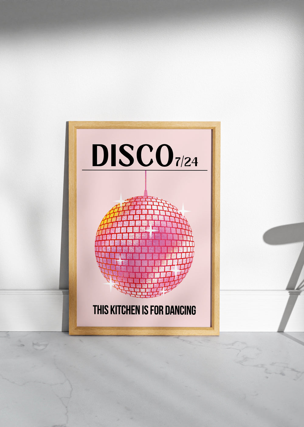The Kitchen is for dancing No.2 Poster - Vibrant Wall Art | Canvas