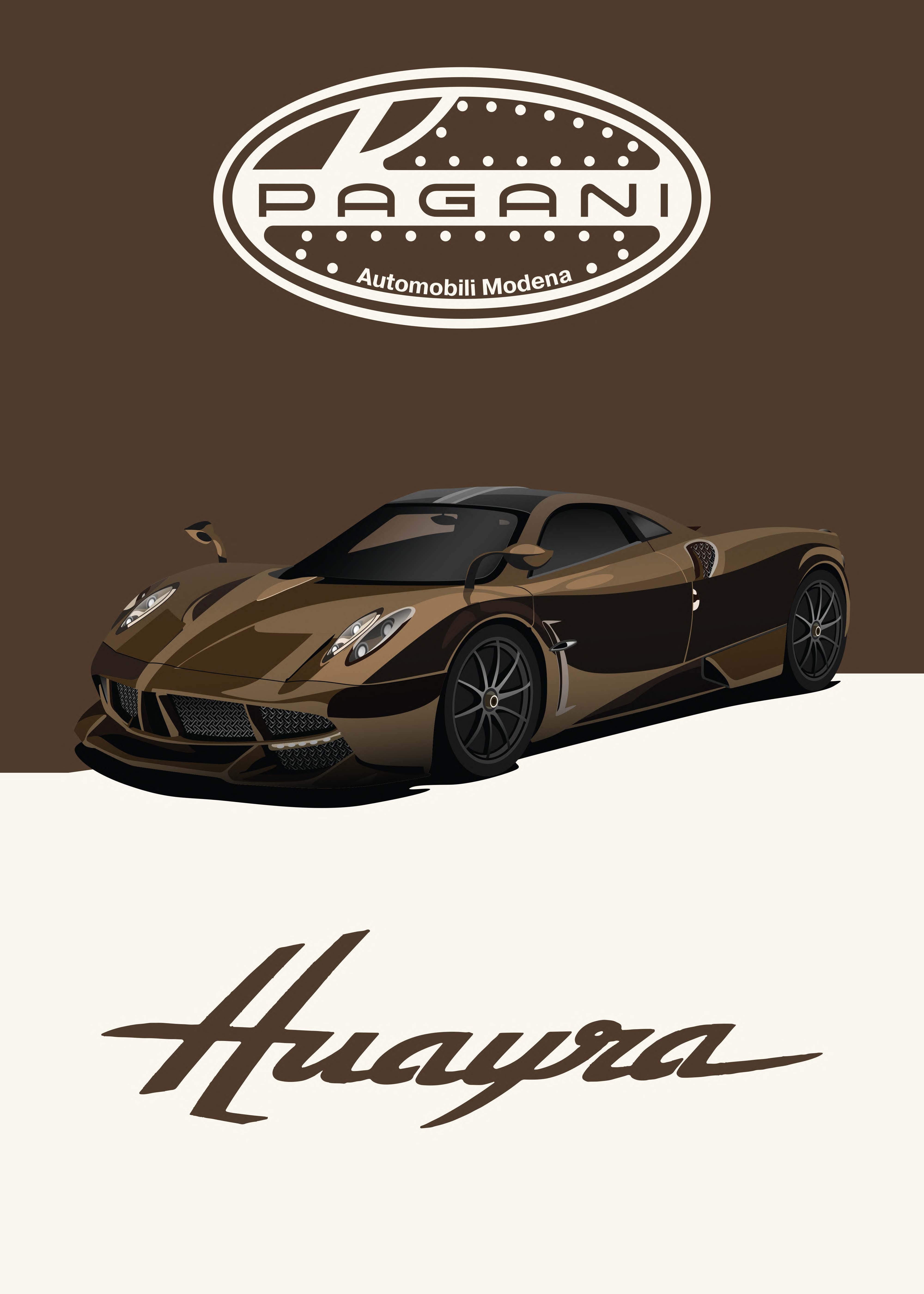 Handla Kanva "Pagani Huayra" Poster online | Smidigt och enkelt på nätet - Merchsweden |