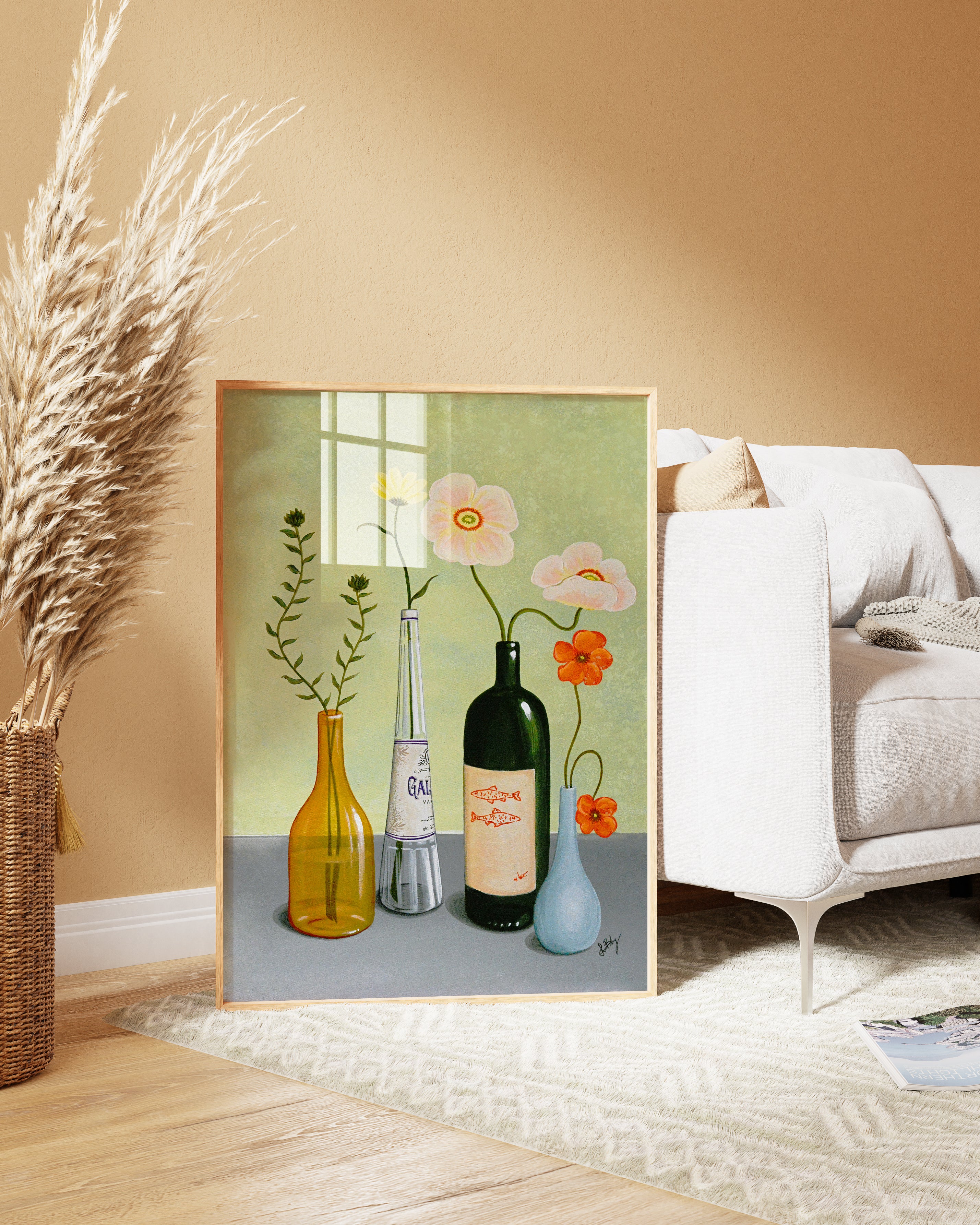 "Vino Vallmo Right" Poster