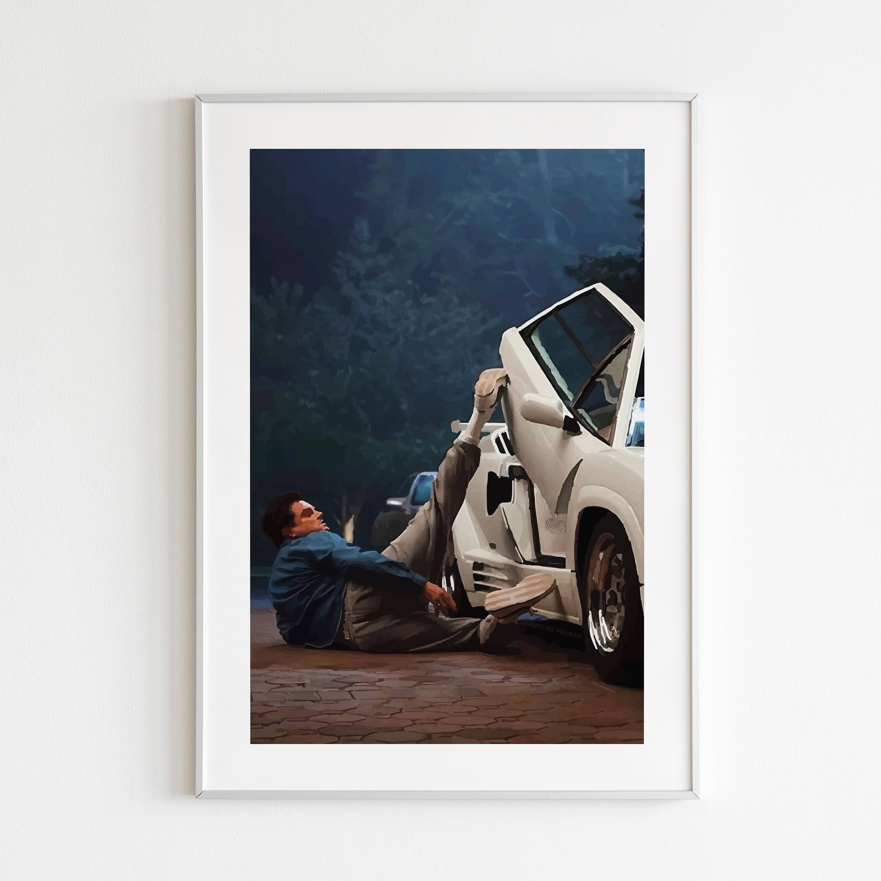 Handla Kanva "Countach Climb" Poster online | Smidigt och enkelt på nätet - Merchsweden |