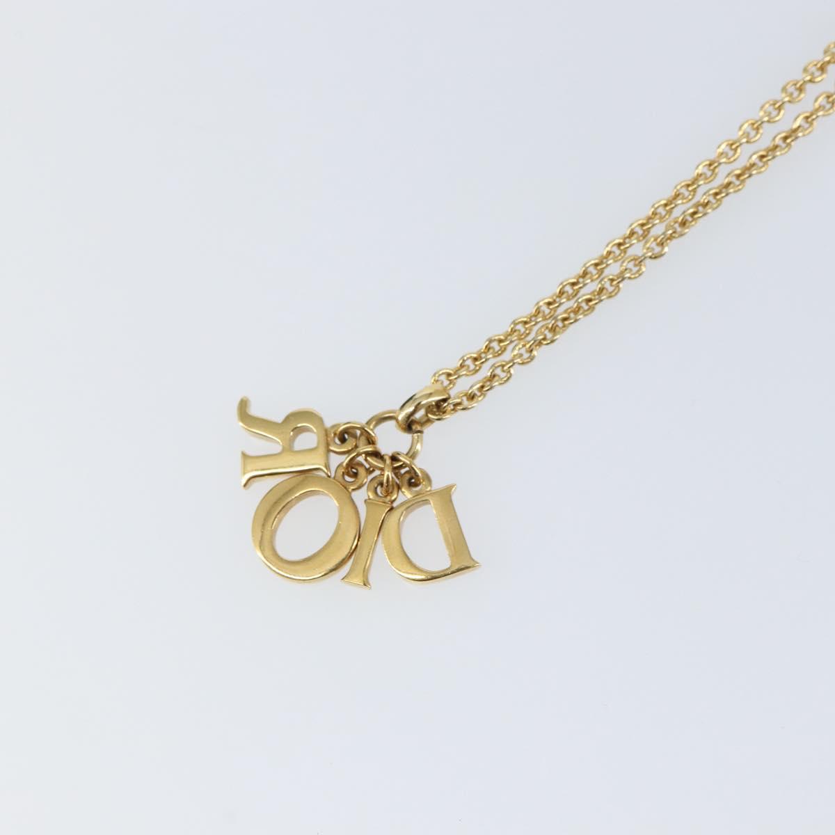 Necklace metal Gold Tone