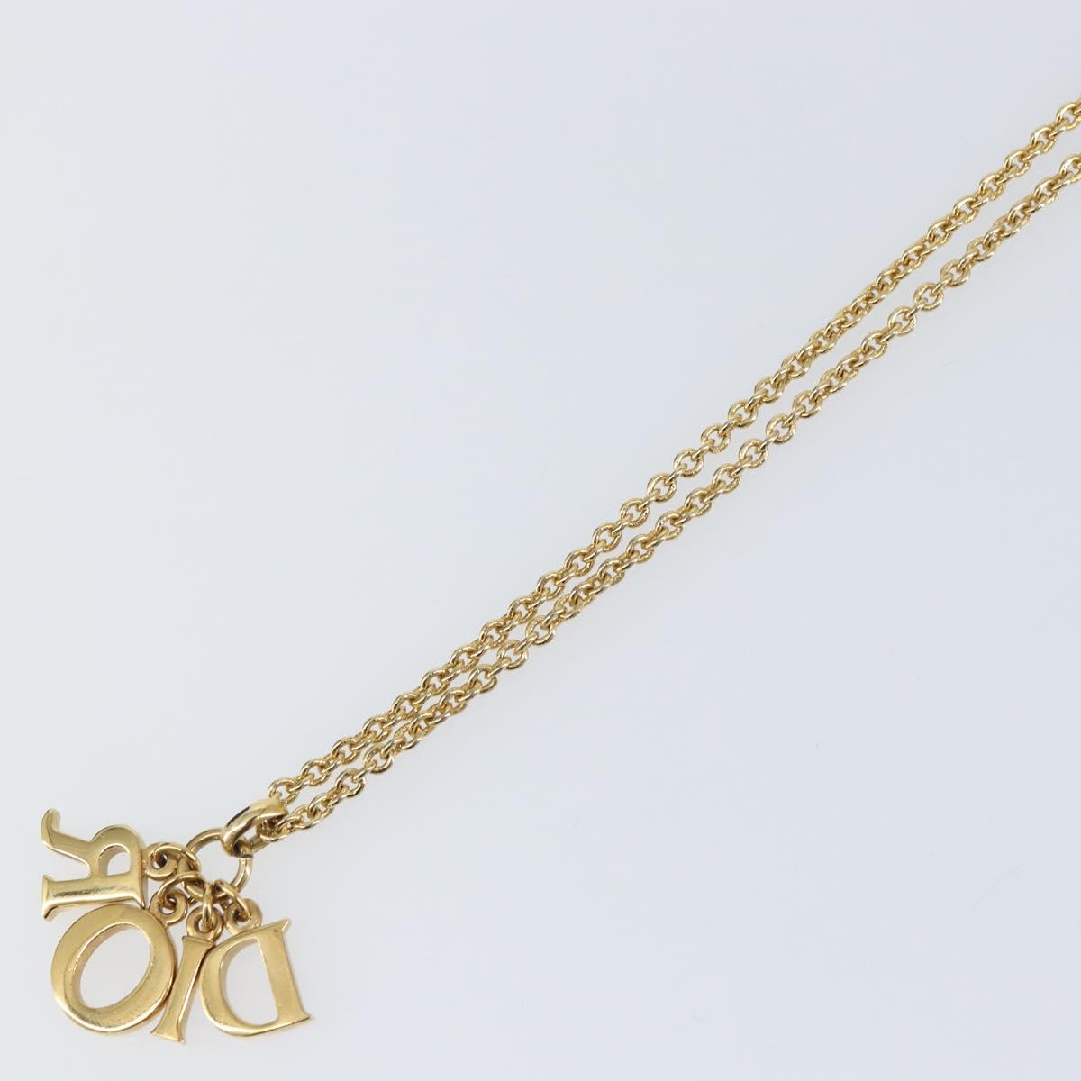 Necklace metal Gold Tone