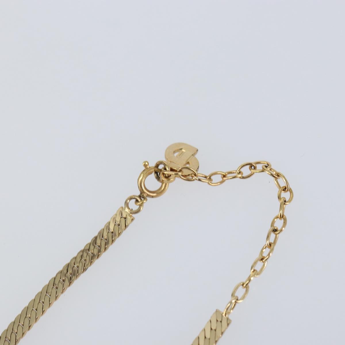 Necklace metal Gold Tone