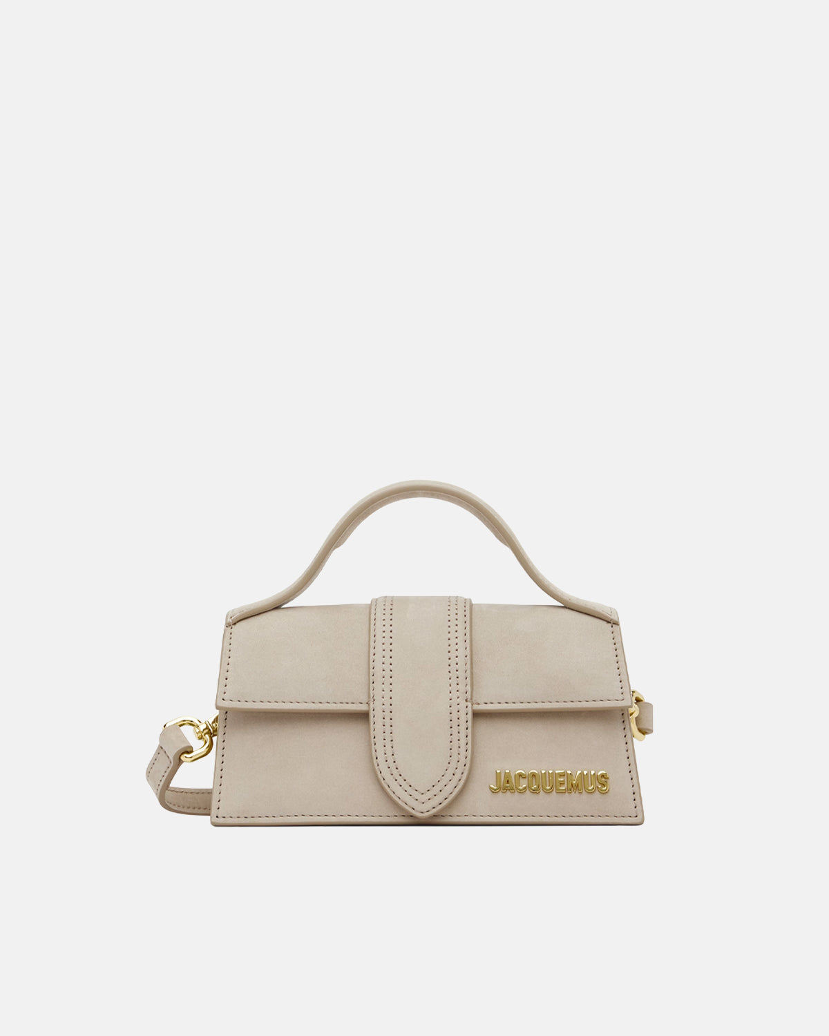 The Bambino Bag Beige Suede