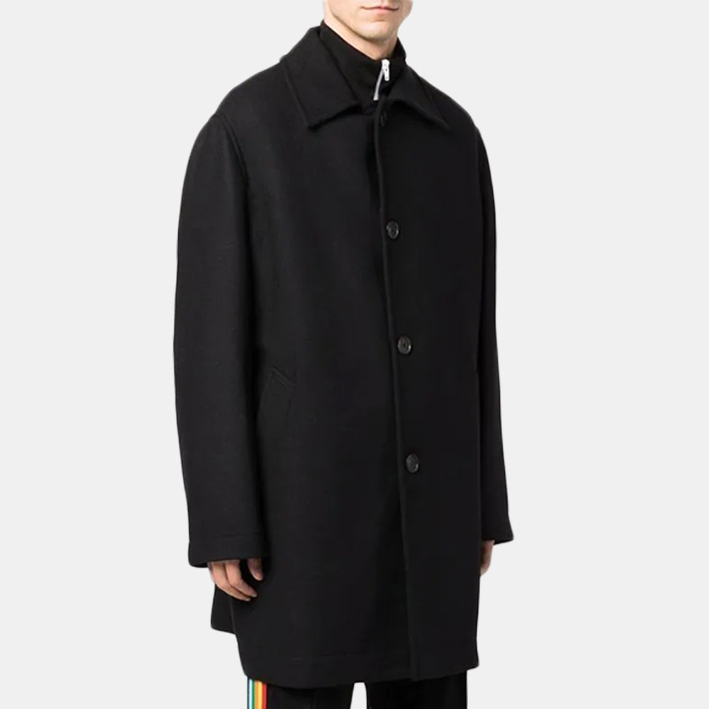 Palm Angels Logo-print coat - Coat | Trendiga kläder & skor - Merchsweden |