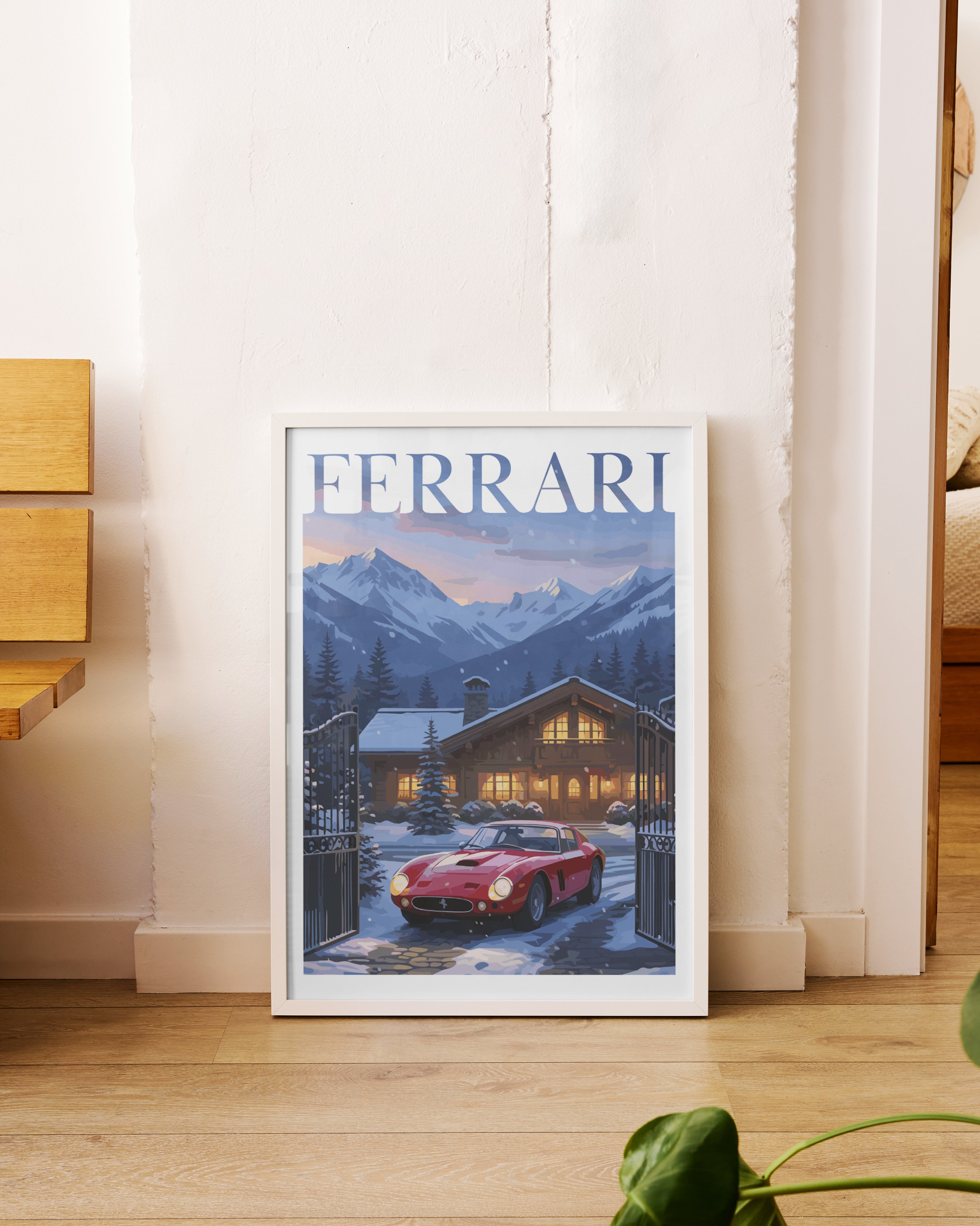 "Winter Ferrari No.1" Poster