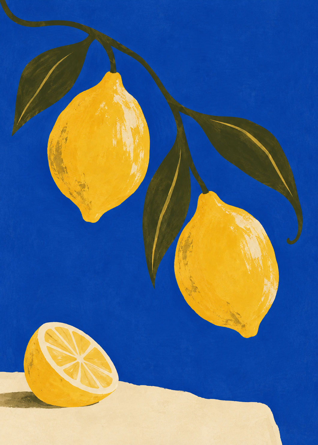 Citronlunden – poster från Kanva, motiv utan ram