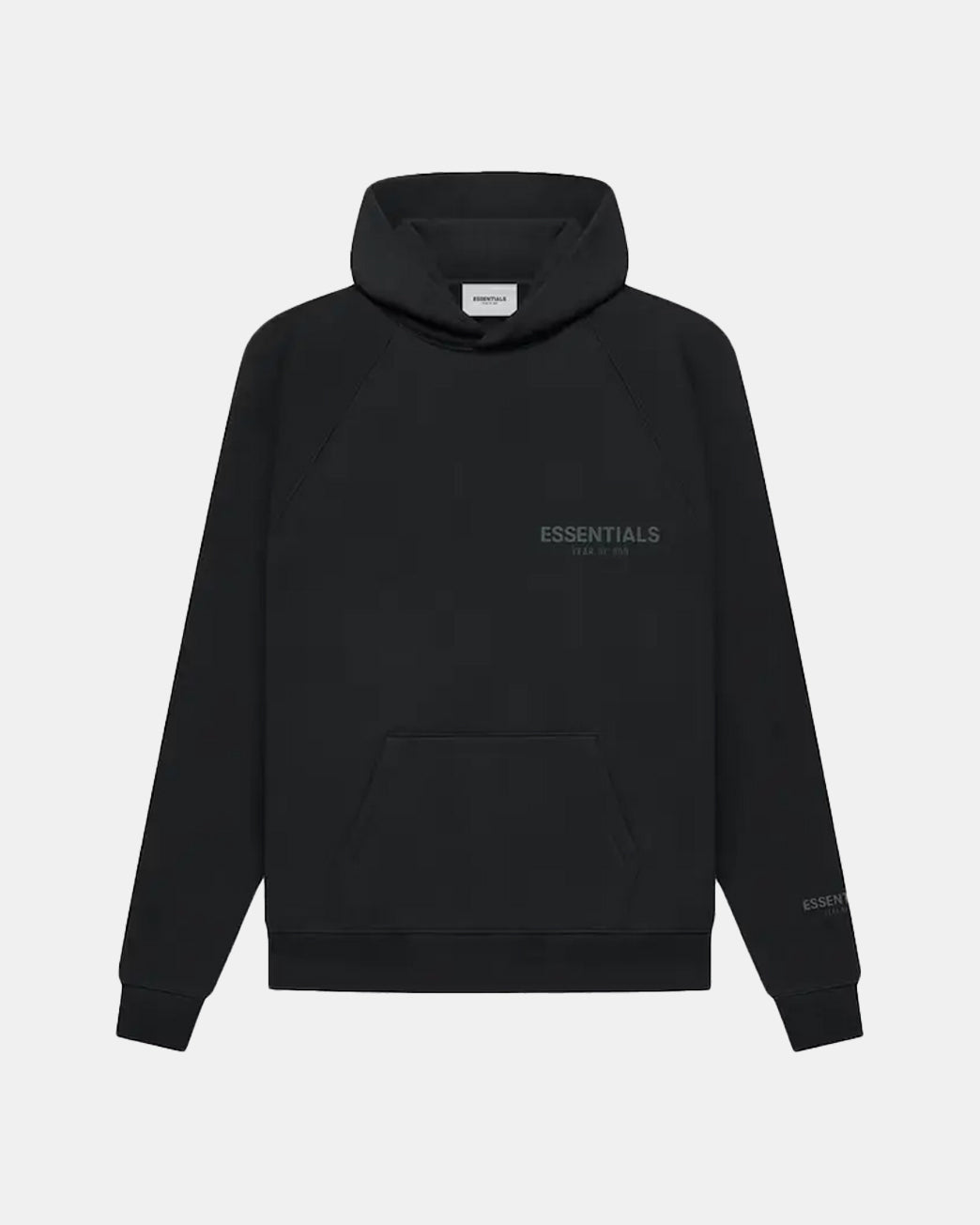 Essentials cheapest Fear Of God Men's SS22 Oversized Black Stretch Limo Hoodie Sweatshirt