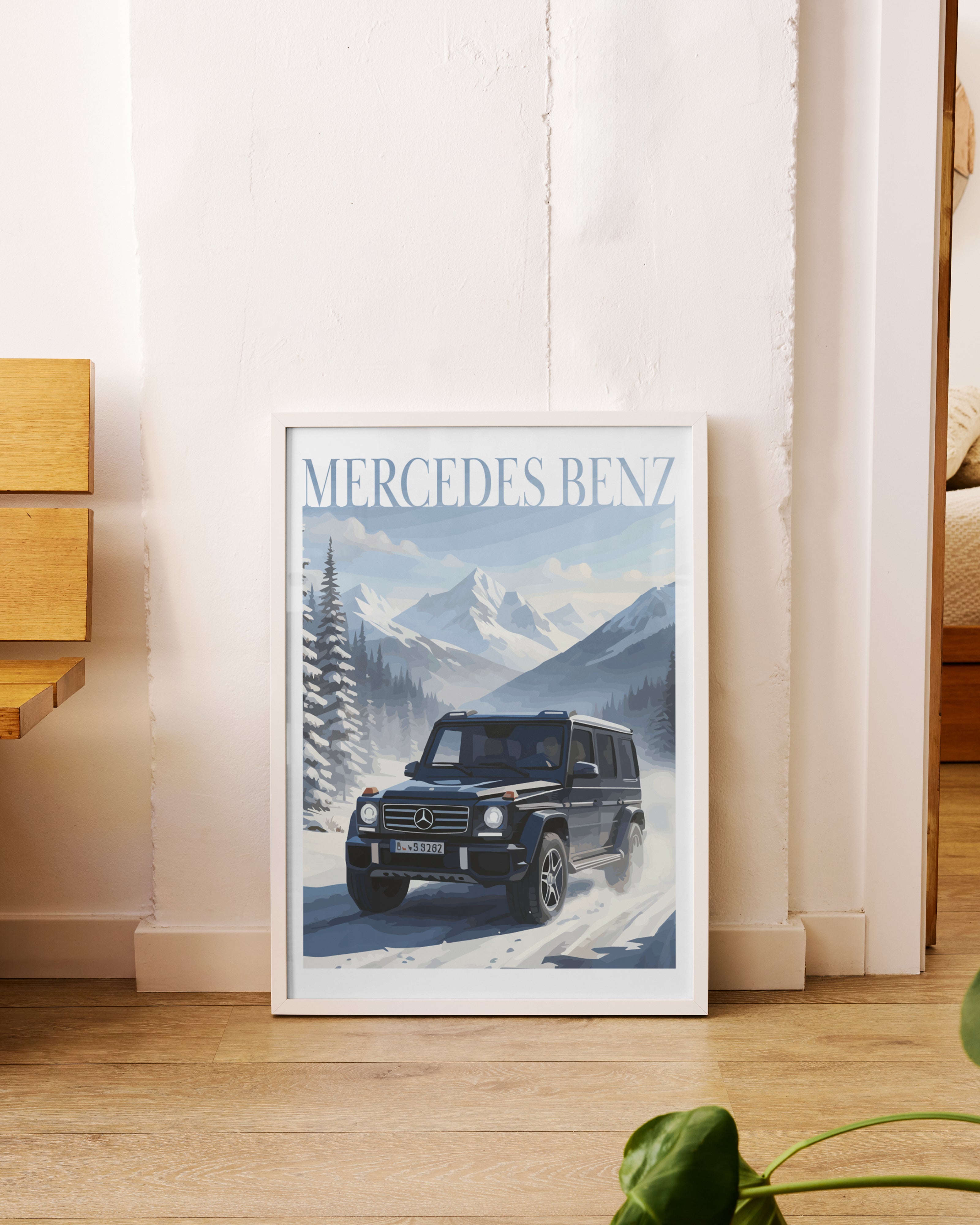"Winter Mercedes Benz No.2" Poster