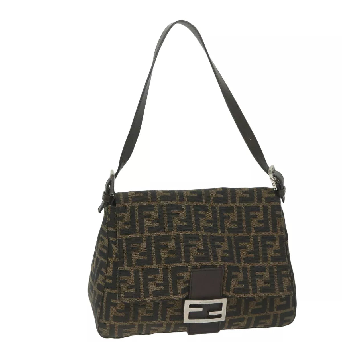 FENDI Zucca Canvas Mamma Baguette Shoulder Bag Merchsweden