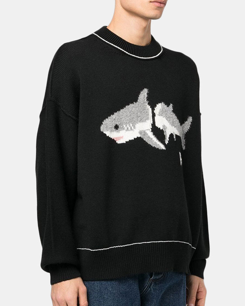 Handla Palm Angels Shark Wool Sweatshirt online | Smidigt och enkelt på nätet - Merchsweden |