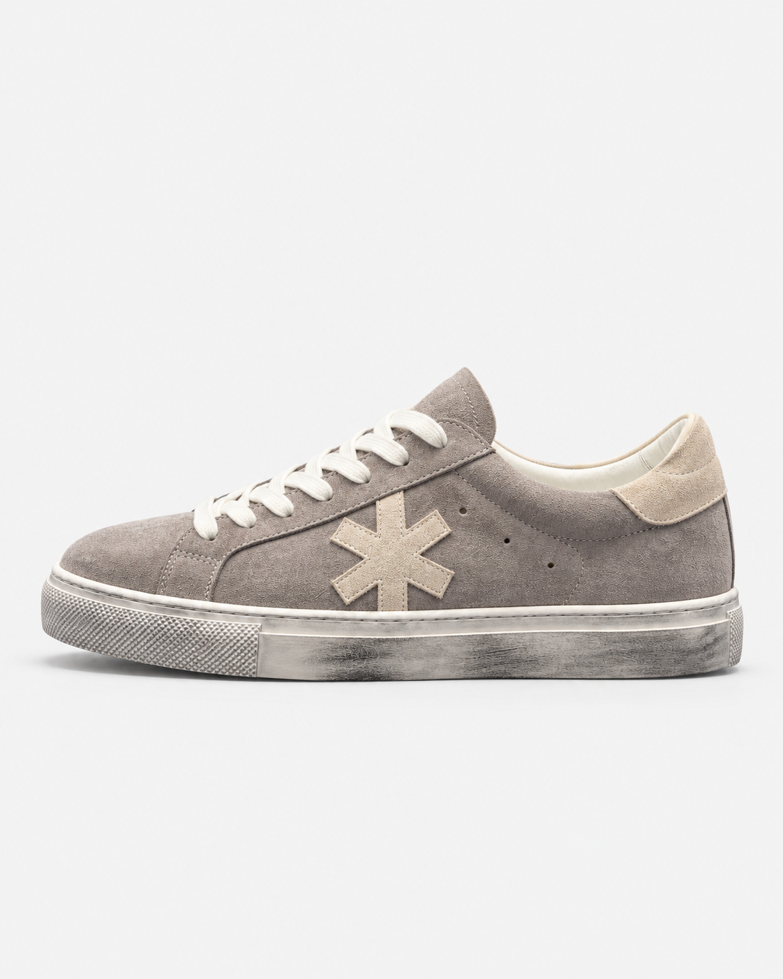 Sundre 01 Grey Suede – sedd från sidan