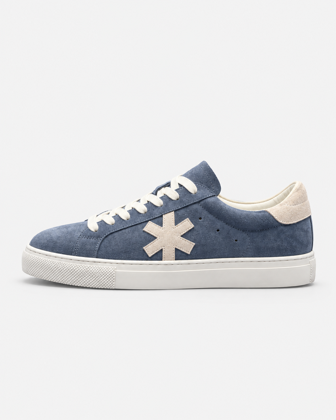 Sundre 01 Navy Suede – sedd från sidan