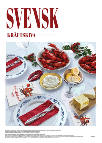 Svensk Kräftskiva Poster