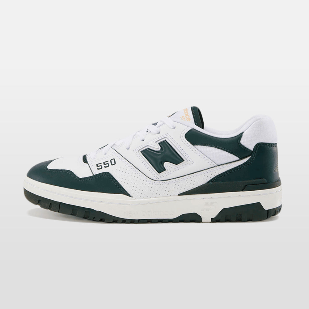New Balance 550 White Dark Green | Trendiga sneakers - Snabb leveranstid | Merchsweden | New Balance 550