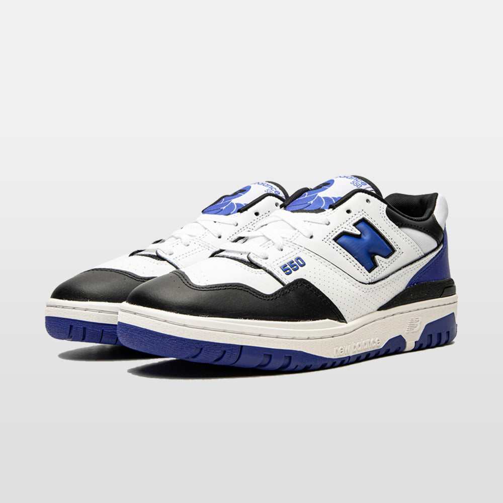 New Balance 550 White Royal Black | Trendiga sneakers - Snabb leveranstid | Merchsweden | New Balance 550