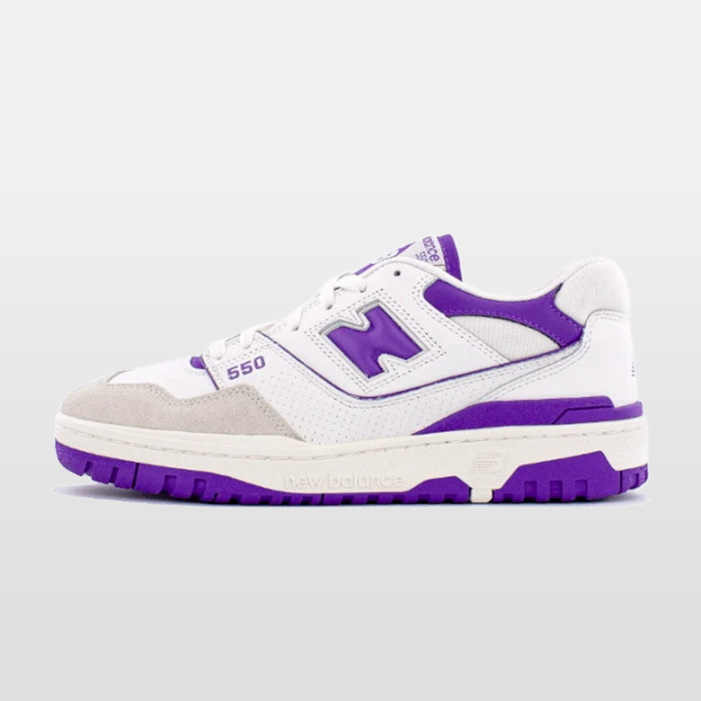 New Balance 550 White Purple | Trendiga sneakers - Snabb leveranstid | Merchsweden | New Balance 550