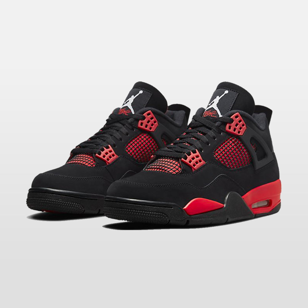 Nike Jordan 4 Retro "Red Thunder" | Trendiga sneakers - Snabb leveranstid | Merchsweden | Jordan 4