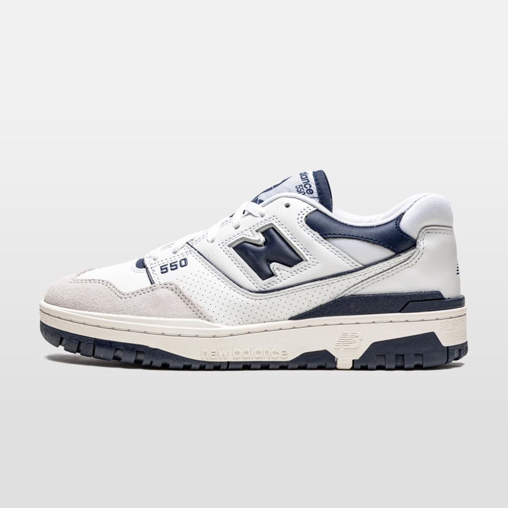 New Balance 550 White Navy | Trendiga sneakers - Snabb leveranstid | Merchsweden | New Balance 550