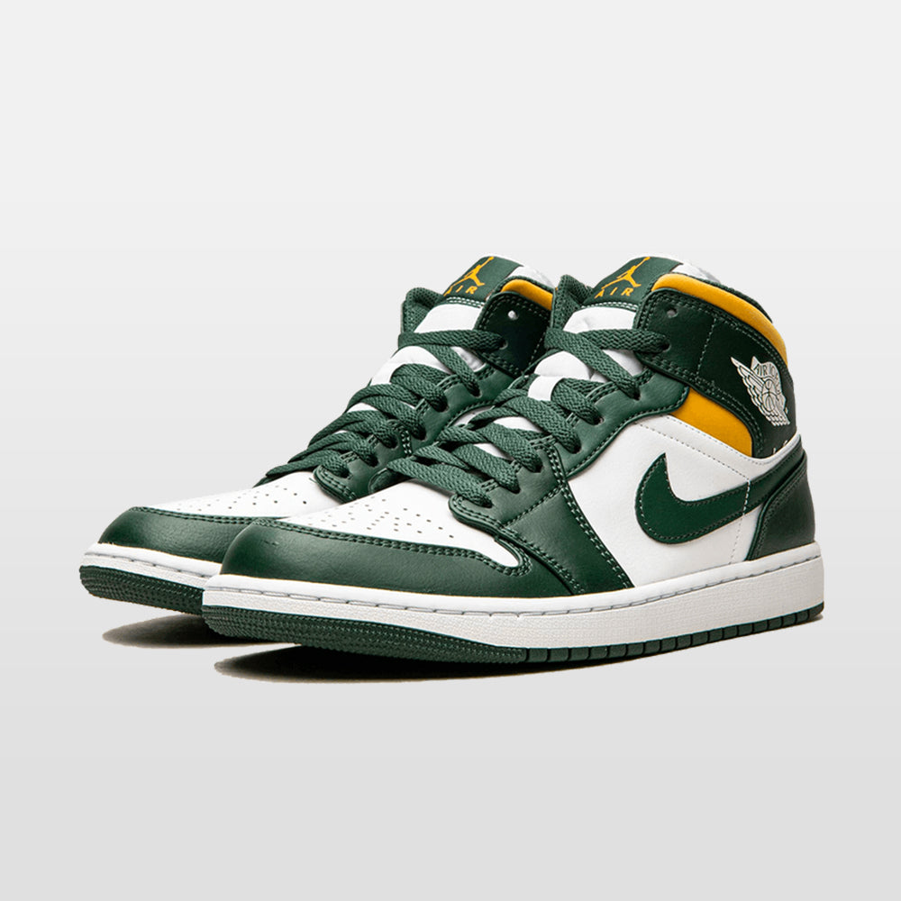 Nike Jordan 1 "Sonics" Mid | Trendiga sneakers - Snabb leveranstid | Merchsweden | Jordan 1