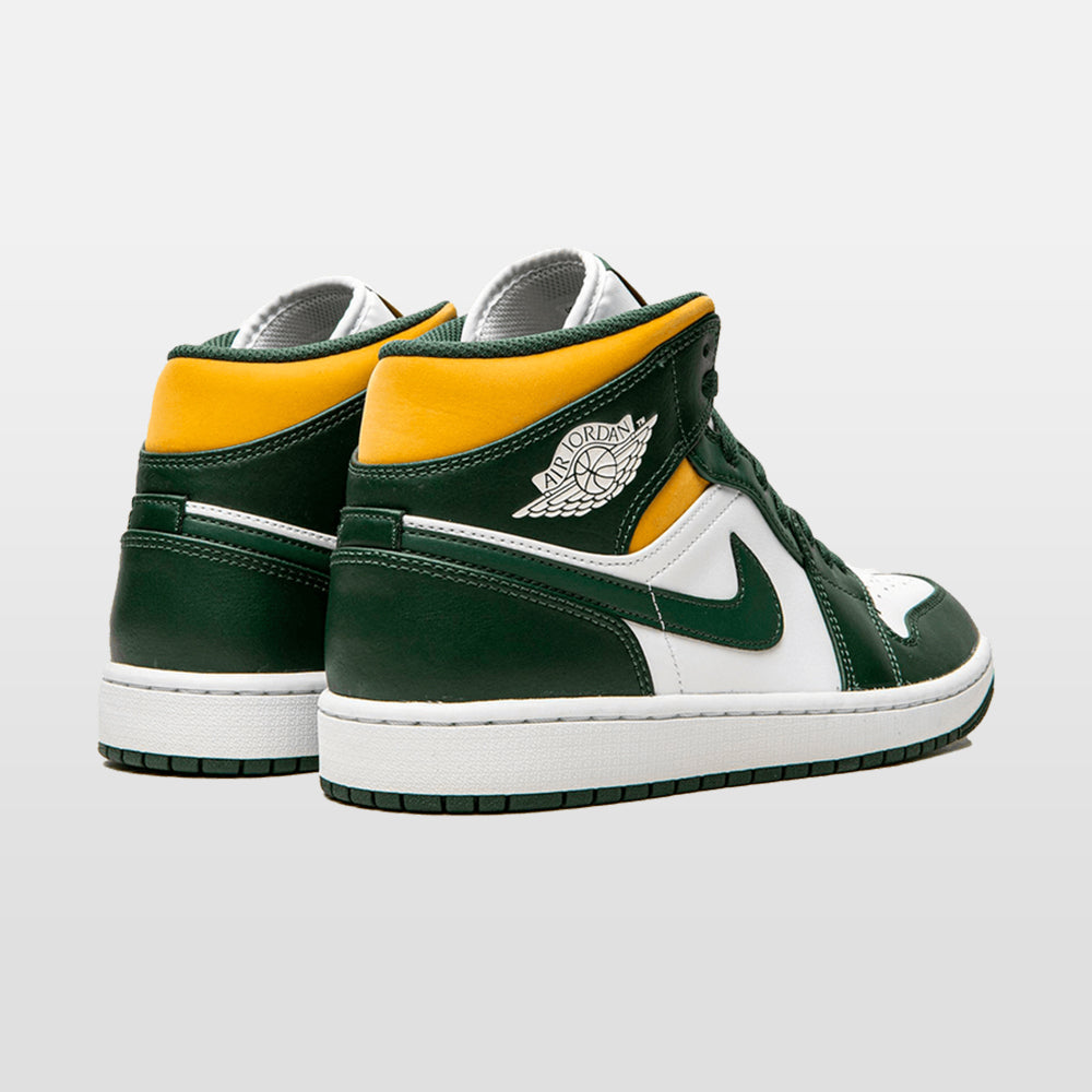 Nike Jordan 1 "Sonics" Mid | Trendiga sneakers - Snabb leveranstid | Merchsweden | Jordan 1