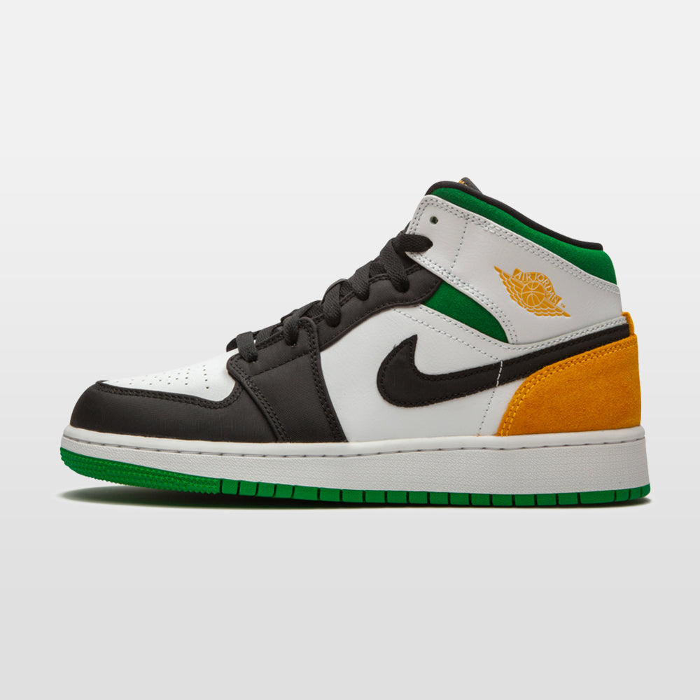 Nike Jordan 1 SE "Lucky Green" Mid (GS) | Trendiga sneakers - Snabb leveranstid | Merchsweden | Jordan 1