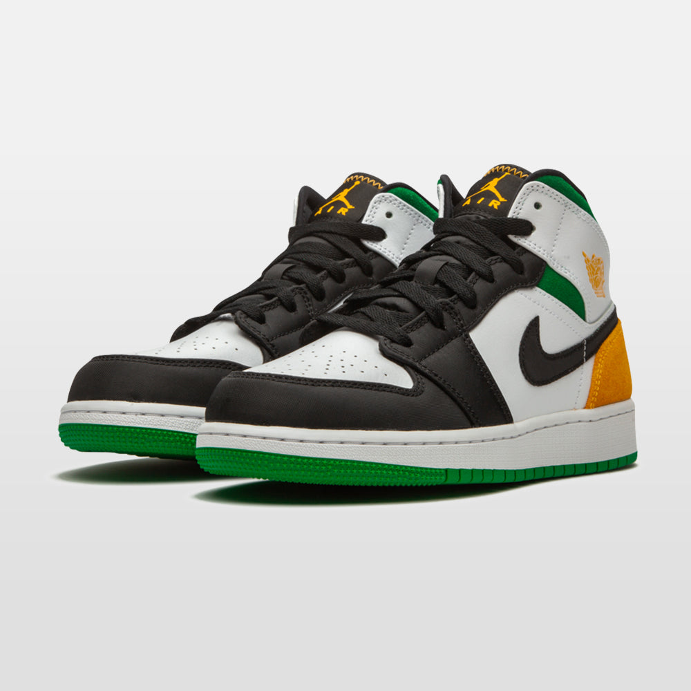 Nike Jordan 1 SE "Lucky Green" Mid (GS) | Trendiga sneakers - Snabb leveranstid | Merchsweden | Jordan 1