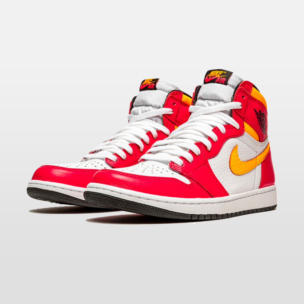 Nike Jordan 1 "Light Fusion Red" High | Trendiga sneakers - Snabb leveranstid | Merchsweden | Jordan 1