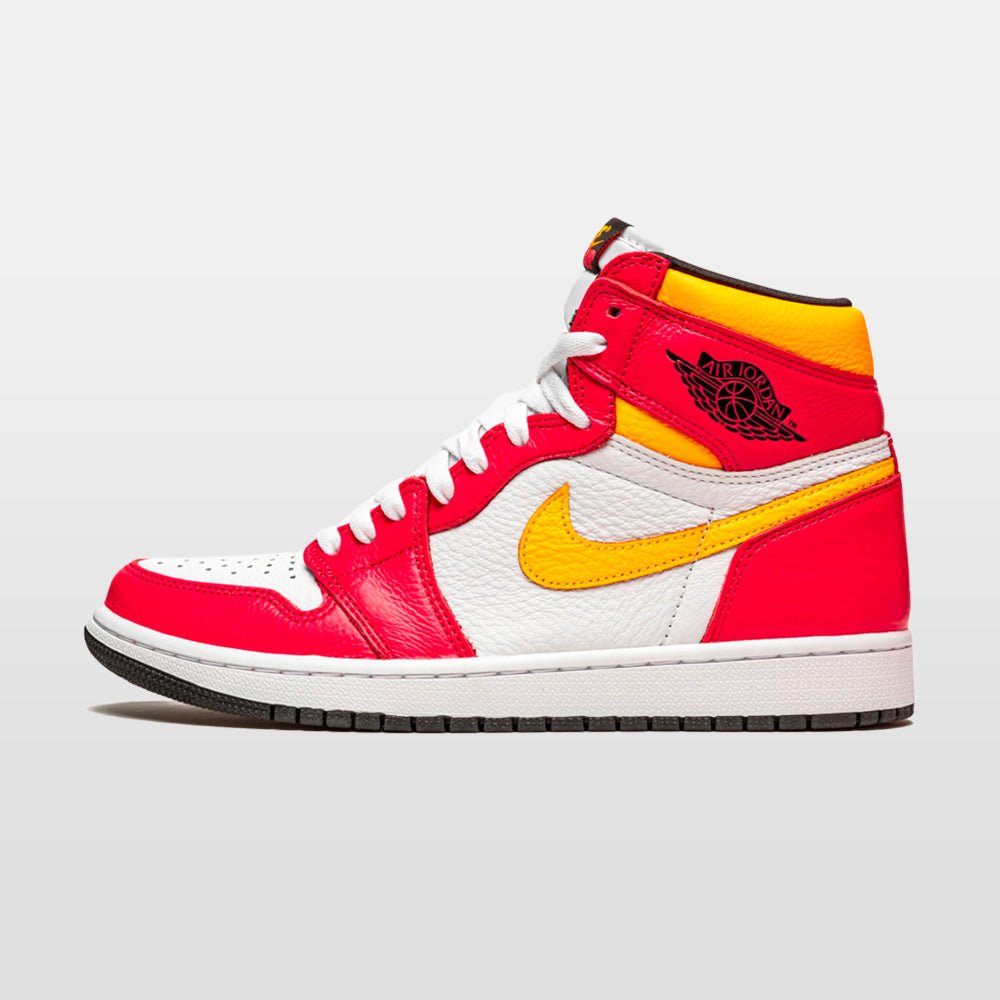 Nike Jordan 1 "Light Fusion Red" High | Trendiga sneakers - Snabb leveranstid | Merchsweden | Jordan 1
