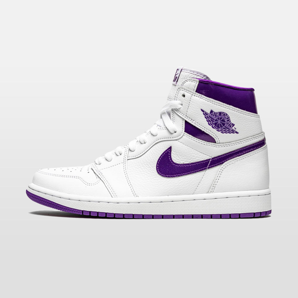 Nike Jordan 1 "Court Purple White" High | Trendiga sneakers - Snabb leveranstid | Merchsweden | Jordan 1
