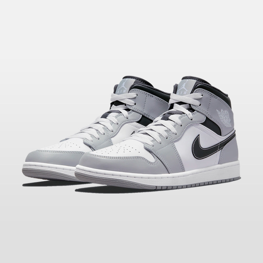 Nike Jordan 1 "Light Smoke Grey Anthracite" Mid - Jordan 1 | Trendiga kläder & skor - Merchsweden |