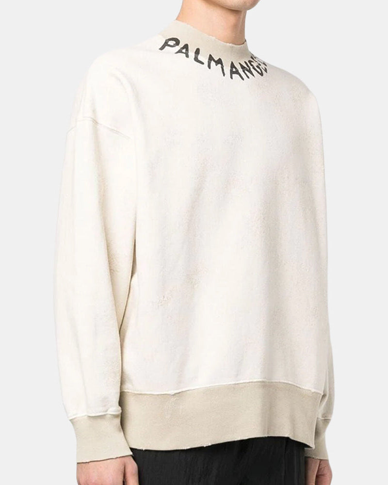 Handla Palm Angels Neck logo sweatshirt online | Smidigt och enkelt på nätet - Merchsweden |