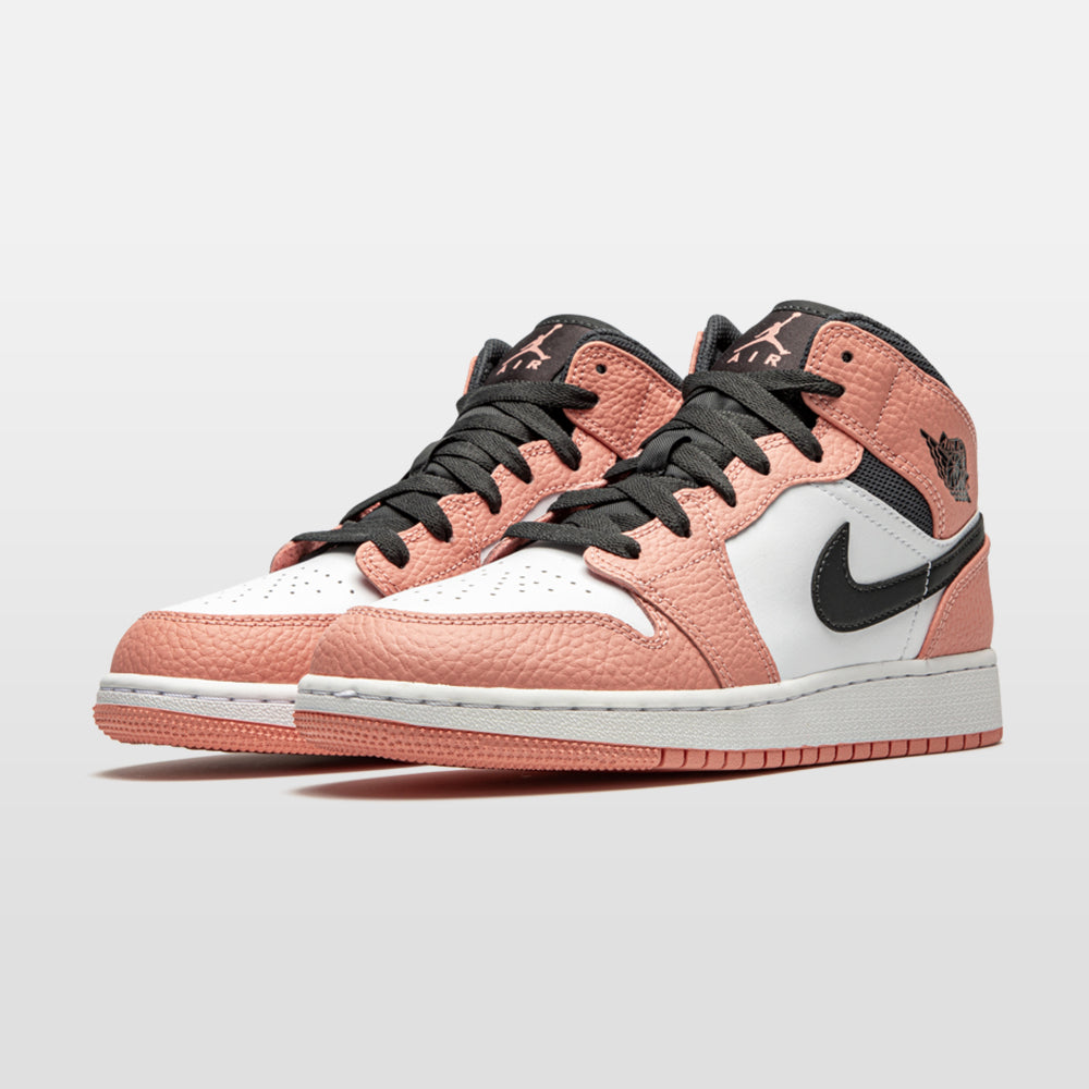 Nike Jordan 1 "Pink Quartz" Mid | Trendiga sneakers - Snabb leveranstid | Merchsweden | Jordan 1